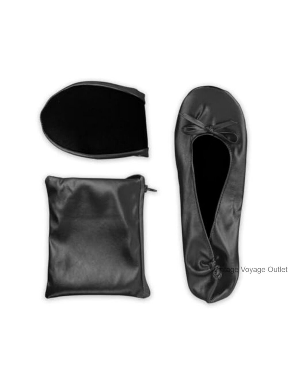 Foldable Ballet Flats Portable Roll Up Travel Shoes Wedding Bridesmaid with